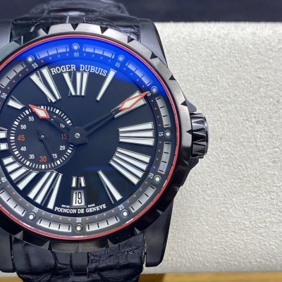 TBF廠 羅傑杜彼王者系列DBEX0542（0543）腕表45MM偏心珍珠機芯複刻手錶