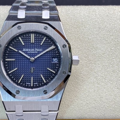 XF廠愛彼皇家橡樹15202 超薄渐变蓝39MM高仿手錶限量發售