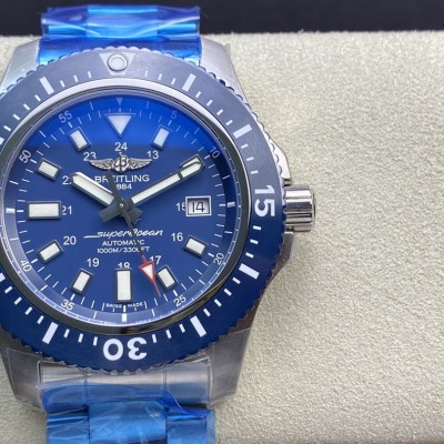 GF廠V2版百年靈超級海洋二代系列2824機芯44MM高仿手錶