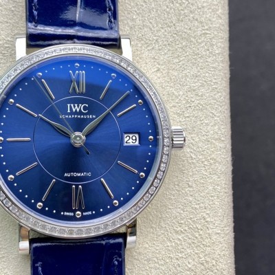 V7廠高仿萬國柏濤菲諾37mm女表複刻手錶