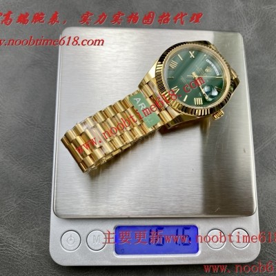 仿錶,ARF工廠V2版配重版本勞力士DD雙曆星期日志型重量160G 3255一體機芯40mm仿錶代理精仿手錶