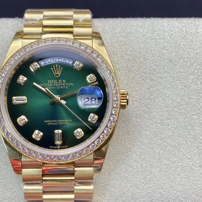 EW廠勞力士Rolex星期日誌型36mm 搭載原版3255自動機械機芯128238係列腕錶高仿手錶