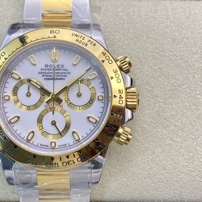 N廠高仿勞力士間金迪通拿V3版40MM4130機芯複刻錶