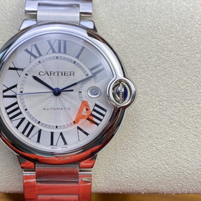 V6 Factory一表一碼一卡完美複刻 V7版卡地亞藍氣球2824機芯42MM男表複刻錶