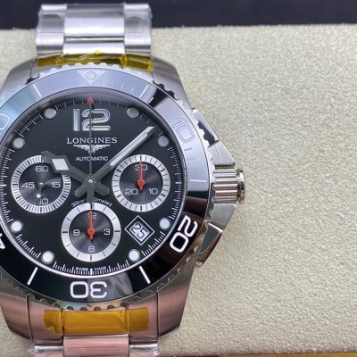 8F廠浪琴康卡斯7750機械計時系列原裝開模41MM複刻手錶