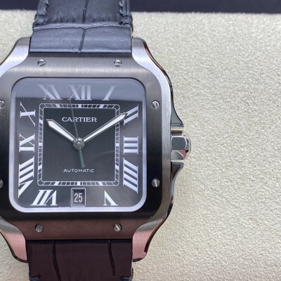 V6 Factory高仿卡地亞山度士腕表ADLC碳鍍層表圈40MM9015機芯複刻手錶 V6 Factory高仿卡地亞山度士腕表ADLC碳鍍層表圈40MM9015機芯複刻手錶