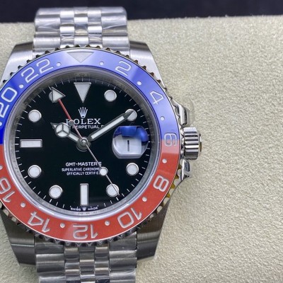 VR Factory勞力士格林尼治GMT百事/可樂40MM3186/3285機芯904鋼高仿手錶