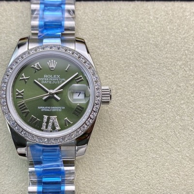 WF廠高仿勞力士女裝日誌型28㎜日誌型279174-0009 女表複刻手錶