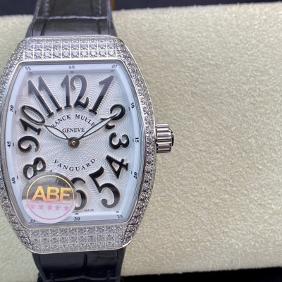 ABF廠法蘭克/法穆蘭V32系列女表深海珍珠貝满钻瑞士石英機芯複刻手錶