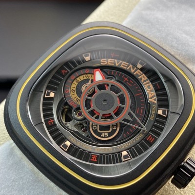 SL -Factory 廠“sevenFriday”七個星期五 招財進寶P2B/08型號47MM配8215機芯複刻手錶