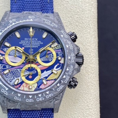 JH廠 勞力士碳纖維迪通拿系列計時腕表 N廠手錶 仿表 高仿表 複刻手錶 一比一複刻錶