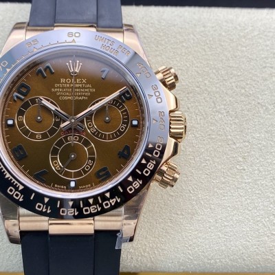 N廠V3版勞力士玫瑰金迪通拿系列4130機芯40MM高仿手錶