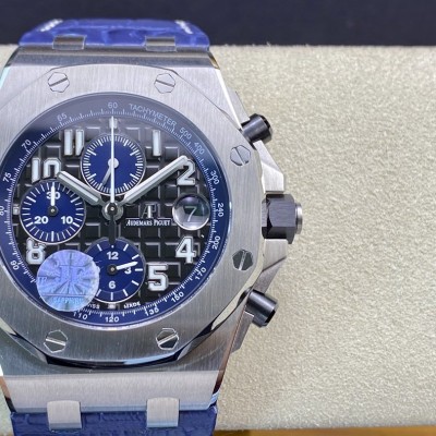 JF廠愛彼皇家橡樹離岸型AP26470 陶瓷按鈕 搭載復刻原版3126全自動計時機芯高仿手錶