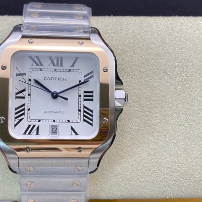 BV Factory高仿卡地亞Cartier山度士系列40MM9015機芯高拆錶帶複刻手錶