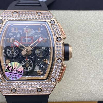 KV臺灣廠理查德米爾RM011菲利普-馬薩滿鑽限定版高仿手錶