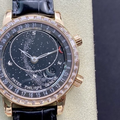 AI廠百達翡麗自轉星空穹蒼珍珠陀機芯42MM複刻手錶