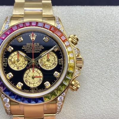 BL廠高仿勞力士彩虹迪迪通拿系列4130機芯40MM複刻手錶