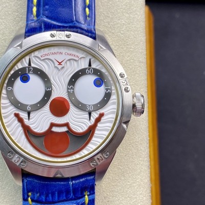 TW廠俄羅斯小丑最高版本V3S真功能快調月相機械42MM高仿手錶
