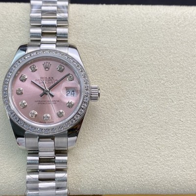 WF廠高仿勞力士女表日誌型2671機芯28㎜日誌型279174-0009複刻手錶手表