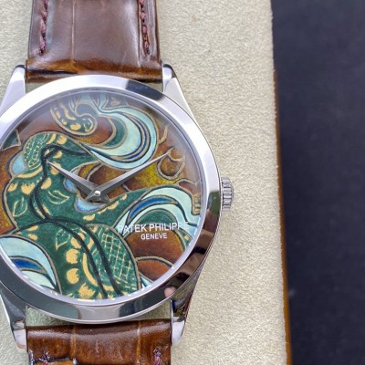 FL廠琺瑯廠百達翡麗撞色款5077系列Cal.240機械39MM複刻手錶