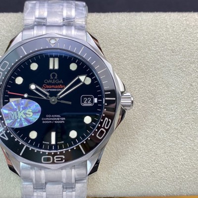 MKS廠高仿歐米茄陶瓷海馬300M系列2824機芯41MM複刻手錶