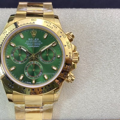 TW廠高仿勞力士迪通拿904L鋼計時7750/4130機芯40MM複刻手錶