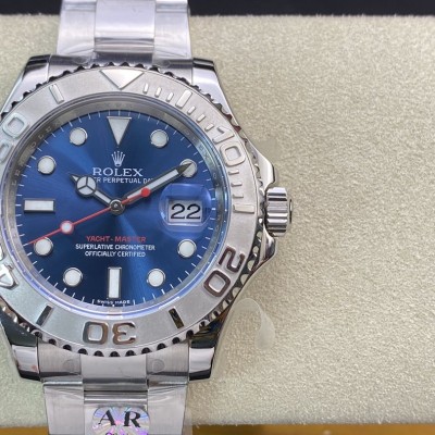 AR廠超級神作高仿勞力士 Yacht-Master超級進口904L遊艇名仕型40mm"實心針軸"3135機芯系列複刻手錶