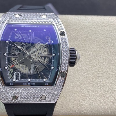高仿理查德米勒Richard Mille 滿鑽RM010系列全自動機械機芯41MM複刻手錶 高仿理查德米勒Richard Mille 滿鑽RM010系列全自動機械機芯41MM複刻手錶