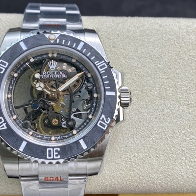 EW Factory廠魔改勞力士Rolex全鏤空水鬼潛航者系列3130機芯40MM複刻手錶 EW Factory廠魔改勞力士Rolex全鏤空水鬼潛航者系列3130機芯40MM複刻手錶