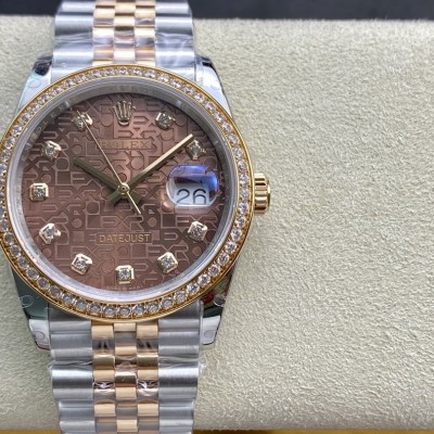 BP廠高仿勞力士ROLEX 電腦紋錶盤日誌系列2836機械機芯36mm複刻手錶