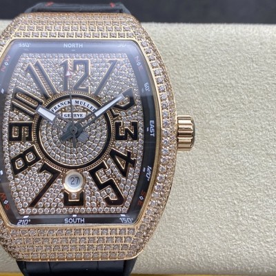 ABF廠升級版V45最高品質 Franck Muller 法蘭克穆勒 44×54 mm複刻手錶