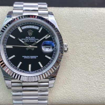 EW Factory廠V2升級版高仿勞力士Rolex星期日志型3255機芯40mm終極版複刻手錶