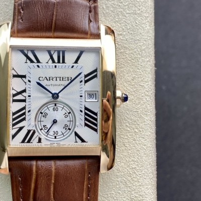 TW廠CARTIER高仿卡地亞劉德華同款坦克系列Cal.1904MC自動機械男表34MM複刻手錶 TW廠CARTIER高仿卡地亞劉德華同款坦克系列Cal.1904MC自動機械男表34MM複刻手錶