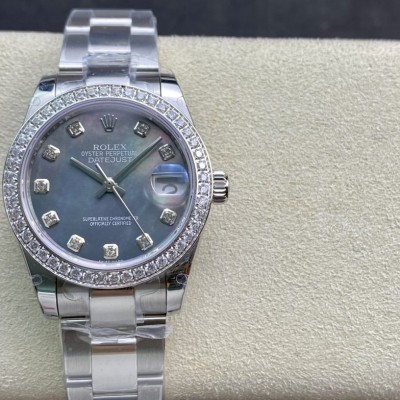 稀缺款 BP臻品高仿勞力士女裝日誌型系列178384腕表2836機芯31MM複刻手錶