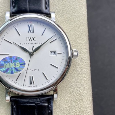 MKS廠高仿萬國IWC波濤菲諾系列9015機芯複刻手錶