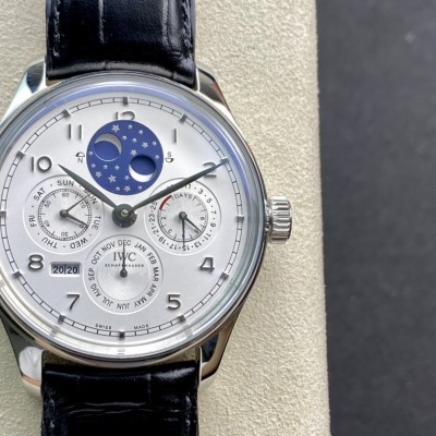 V9廠高仿萬國IWC葡萄牙系列真萬年曆52610機芯副本41MM複刻手錶