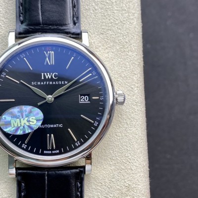 MKS廠高仿萬國IWC波濤菲諾系列9015機芯40MM複刻手錶