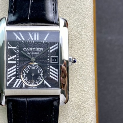 TW廠CARTIER-複刻卡地亞 劉德華同款 坦克系列Cal.1904MC機芯34MM高仿手錶