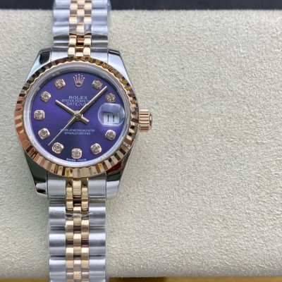 WF出品2020新款高仿勞力士 女裝日誌型28㎜日誌型279174-0009複刻手錶