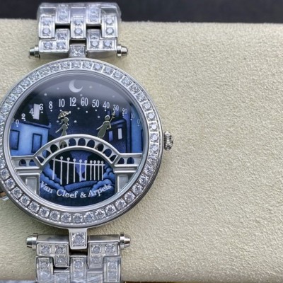 情人橋最新版VCA Van Cleef & Arpels梵克雅寶詩意複雜功能腕表系列38MM複刻手錶
