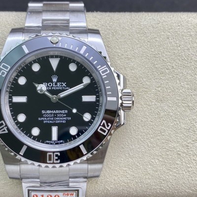 ZZF廠ZZ厂高仿勞力士最新V3版无历黑水鬼904鋼3130機芯40MM複刻手錶