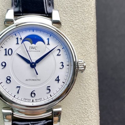 AI廠精仿萬國IWC 達文西經典月相腕表9015機芯40MM複刻高仿手錶