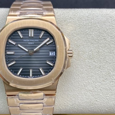 複刻百達翡麗鸚鵡螺鋼表之王5711鸚鵡螺搭配9015機改Cal.324自動上鏈機芯高仿手錶