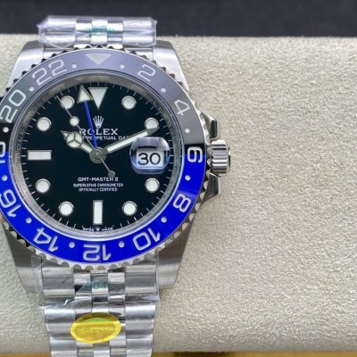 N廠高仿勞力士格林尼治GMT黑藍陶瓷圈3285機芯40MM複刻手錶