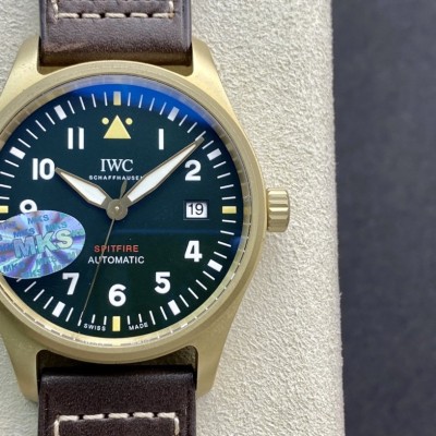 MKS廠高仿萬國IWC青銅馬克十八馬克18噴火戰機腕表複刻精仿手錶