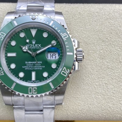 VS廠高仿勞力士3135綠水鬼搭載最新版本的Clean廠綠圈口複刻手錶
