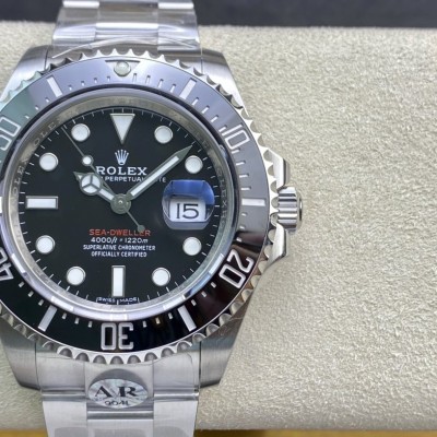 AR廠勞力士超級904L SEA-DWELLER 126600單紅海使鬼王2824機芯43MM複刻手錶 AR廠勞力士超級904L SEA-DWELLER 126600單紅海使鬼王2824機芯43MM複刻手錶