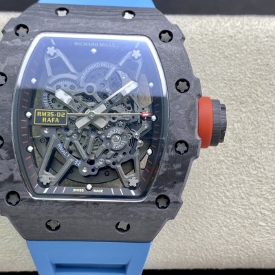 Z廠原裝紋路高仿理查徳米爾RM35-02全碳纖維系列複刻手錶
