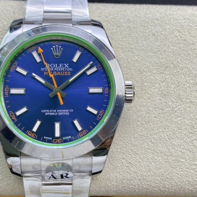 ARF高仿勞力士閃電綠玻璃ROLEX超級全904L格磁型114060複刻手錶