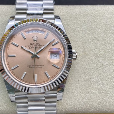 稀缺款BP高仿勞力士香檳色星期日志系列2836機芯40mm複刻手錶